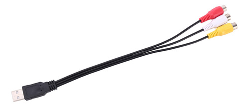 Adaptador De Audio Vi, Conector Usb Macho De 3 Piezas A 3 Rc