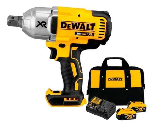 Chave Impacto 3/4 Dcf897b Dewalt 2 Bate 5ah +carreg Bolsa