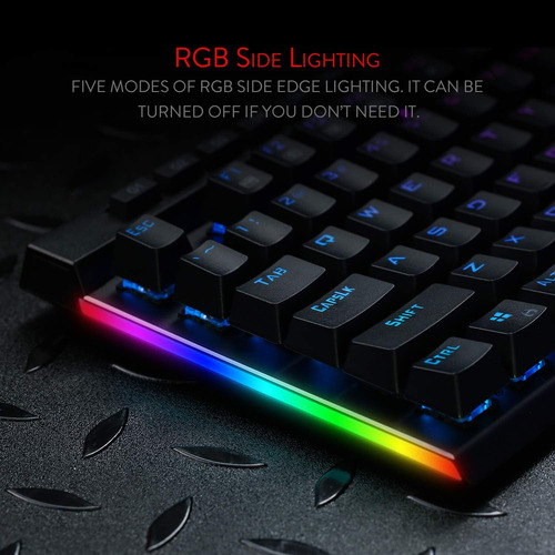 Teclado Redragon K580 Vata Rgb Macro Keys Y Controles Multim