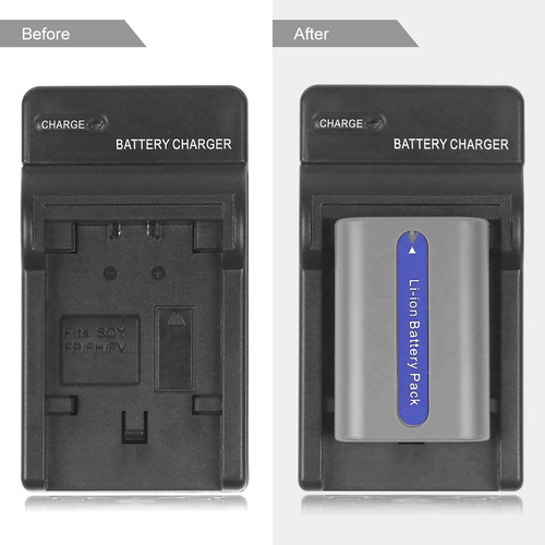 Imagen 1 de 8 de 211 Cargador Para Baterias Sony Series Fp, Fh, Fv