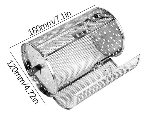 Tambor Giratorio Para Cocinar Pudín En T Oven, Acero Inoxida