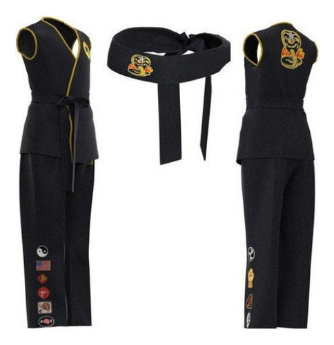 Traje De Taekwondo Karate Kai Cobra Kai Para Cosplay Para Ni