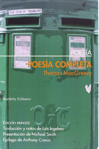 Libro Poesia Completa (edicion Bilingue) - Macgreevy Thomas