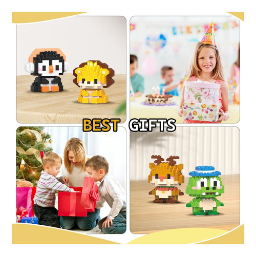 Lion Micro Building Bricks Kits, Lindo Lion Mini Building Y