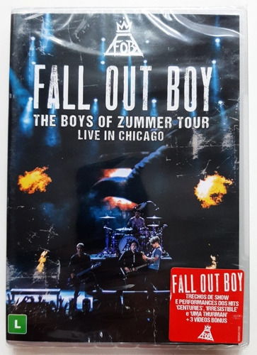 Dvd Fall Out Boy Boys Of Zummer Tour Live Chicago - Lacrado