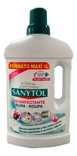 Desinfectante Liquido De Ropa  Sanytol 1l  Sin Cloro