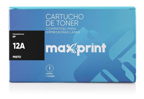 Cartucho De Toner Maxprint  12a P Compatível Com Hp