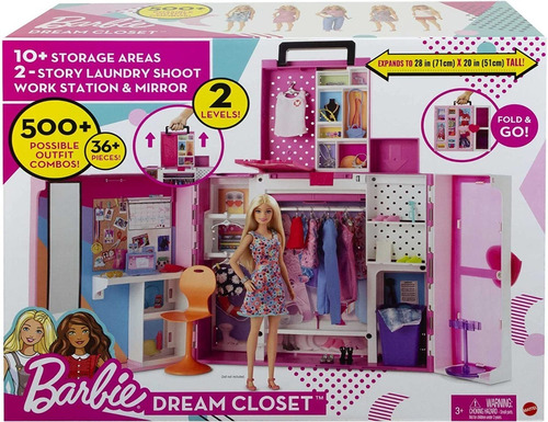 Barbie Dream Closet Armário Sonhos +35 Peças Fashion 2022