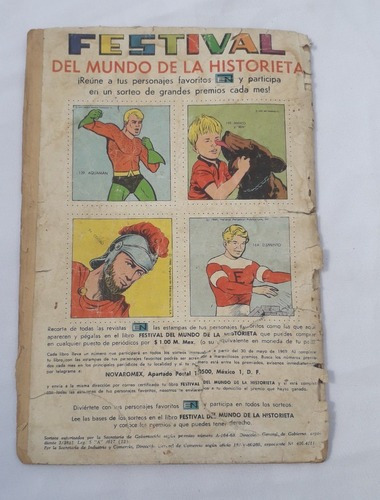 Historieta Comic Antiguo * Tarzan * N° 230 Deteriorad Novar