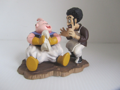 Dragon Ball Mr Satan Dando De Comer A Majin Bu Con Mascota