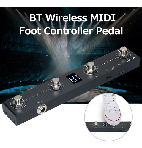 Pedal De Controle: Pedal De Chocolate Recarregável Midi Bt M