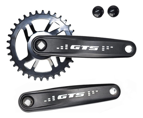 Kit Pedivela Gts Coroa Unica 1x12v+selim Tipo Ddk Gtsk Bmx