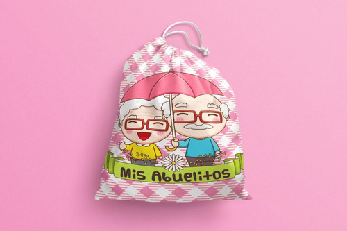 Diseños Plantillas Bolsas Bolsitas Día De Los Abuelos P12