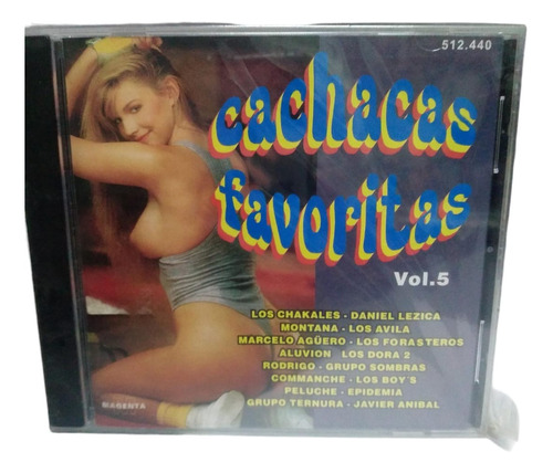 Cd Cachacas Favoritas Vol.5-nuevo-el Tren