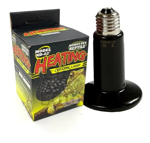 Ampolleta Ceramica Infrarroja Reptiles Y Tortugas 200 Watts