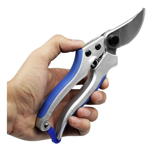 Tesoura Poda Japonesa Profissional By Pass Corneta Berg Cor Azul-turquesa