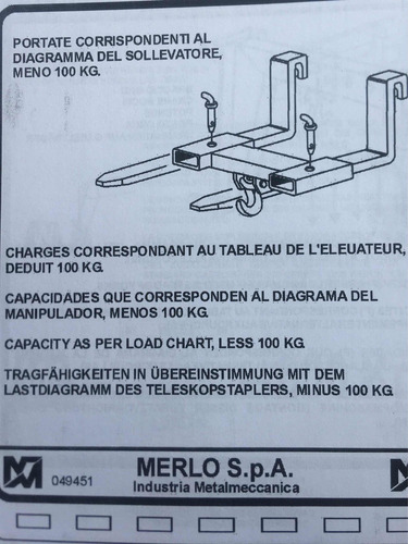 Manitou Merlo! P101.10hm! Oportunidad! 10 Ton!! Un Maquinon!