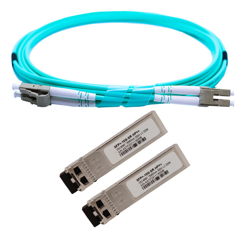 Kit Cabo 10g Sfp+ Para Sfp+ 3 Metros 10gb Hp Hpe Aruba