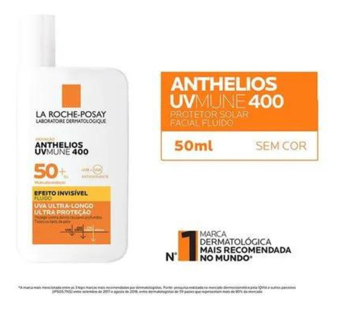 Anthelios Uvmune 400 Fps 60 Efeito Invisível Fluido 50ml