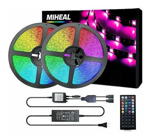 Miheal Tira De Luces Led Kit 65.6ft (20m) 5050 Smd Rgb Luces