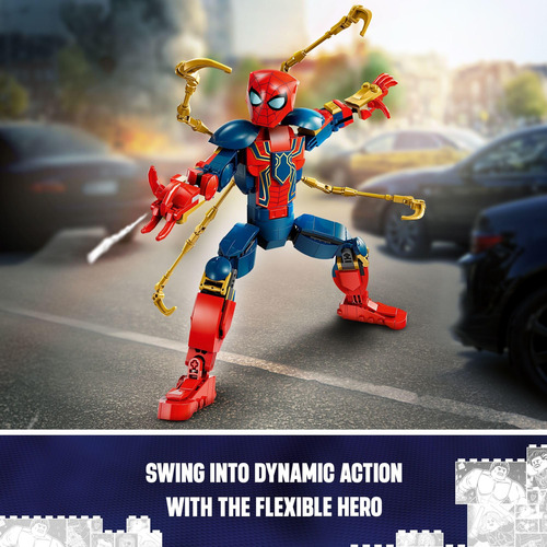 Figura De Construcción Lego Marvel Iron Spider-man 76298