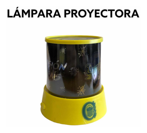 Lampara Luz De Noche Proyector Infantil Boca River Racing Y+