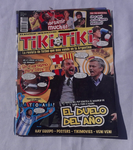 Revista Antigua ** Tiki Tiki ** Deporte Futbol N° 51 Argenti