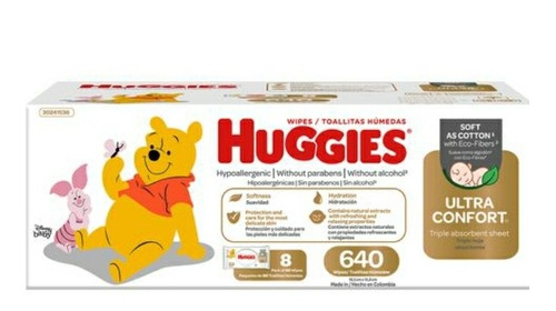 Toallas Huggies X 640 Unidades. - Unidad a $116800