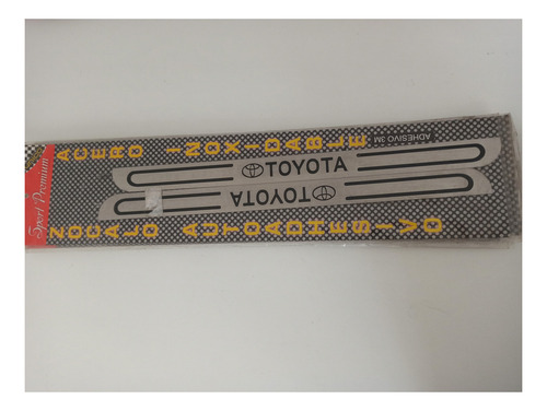Imagen 1 de 1 de Accesorios Zocalos Inox Toyota Sport Premium