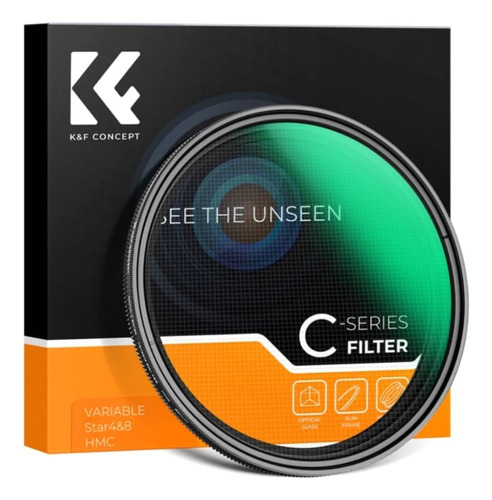 Filtro Estrella 52mm Ajustable 4-8 Puntos K&f Concept