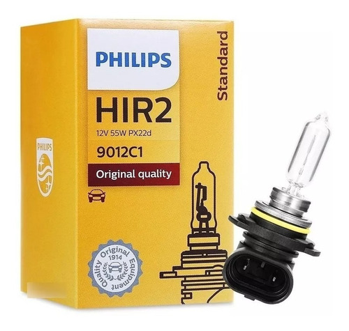 Lampara Philips Hir2 9012 12v 55w 9012c1 Px22d Ford Ranger