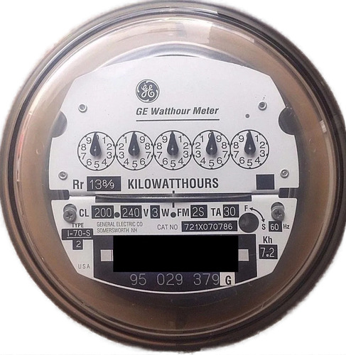 Medidor Consumo Electrico Ge Watthorimetro 110-220v Analogo 