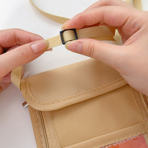 Bolso Tipo Bandolera Con Cremallera Para Colgar En El Cuello