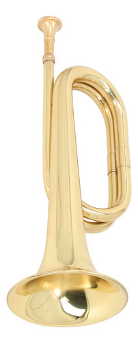 Spanish Bugle C Key Brass Cavalry Trumpet Blowing