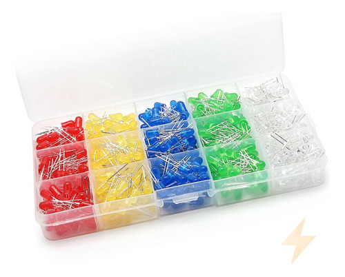 Kit Leds 5mm Varios Colores 500pcs