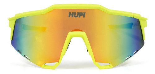 Oculos Hupi Stelvio Amarelo/preto - Lente Dourado