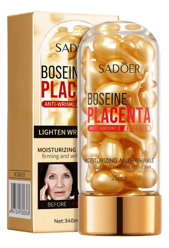 25 Cápsulas De Placenta Boseine, Sérum Para Eliminar Manchas