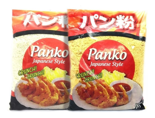 Pack 2u Panko Naranja Y Blanco 1kg C/u Pan Rallado Japones