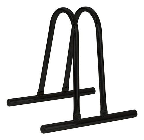 1 Suporte De Chão De Bicicleta Calçada Piso Estabelecimento Cor Preto