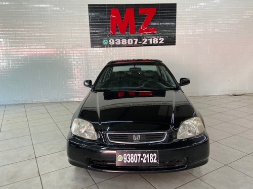 Imagem 2 de 11 de Civic Lx 1998 Preto 1.6 Completo