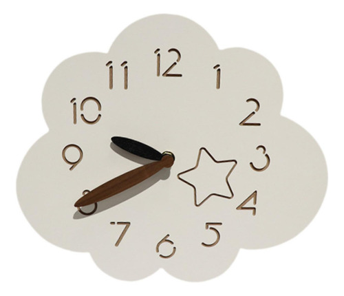 Reloj De Pared Con Diseño De, Con Patrón De Estrellas