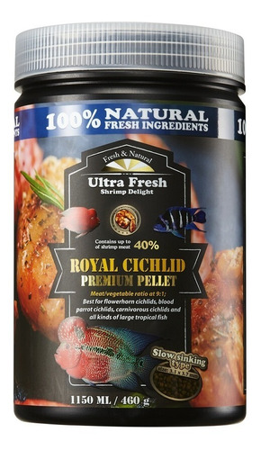 Alimento Azoo Royal Cichlid P/flower, Ciclidos Ultra Fr460g 