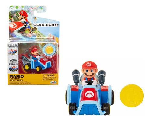 Figura Super Mario Coin Racers - Mariokart Nintendo