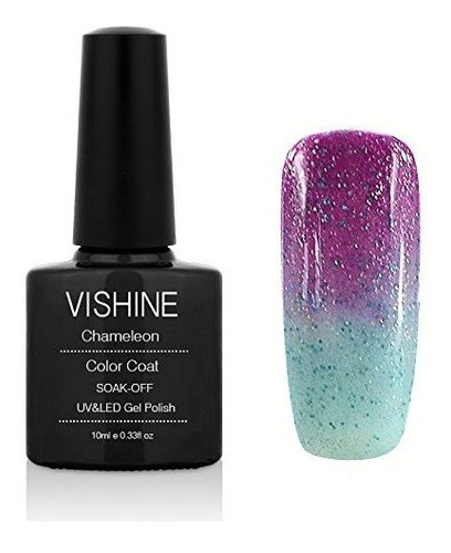 Esmalte De Gel Especial Cambia De Color Con La Temperatura Multicolor