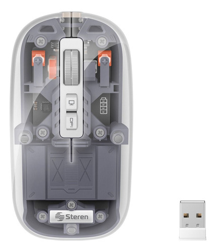 Mouse Bluetooth/ Rf, Multiequipo Con Batería Recargable 800