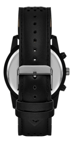 Reloj Caballero Mass Market Fmdfl6067 De Poliuretano Negro Fondo Gunmetal
