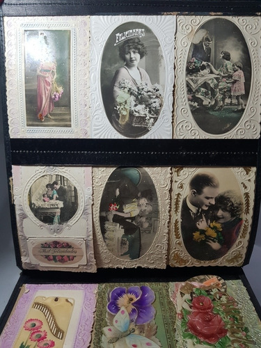 Imagen 5 de 10 de Antiguo Album Muestrario Postales X 300 Buen Estad Mag 57409