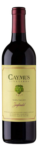 Pack De 4 Vino Tinto Caymus Zinfandel 750 Ml