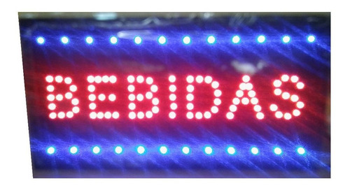 Cartel Led Ensalada De Frutas Licuados Jugos O La Q`quieras
