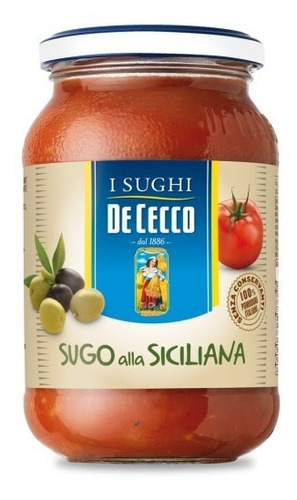 Salsa Siciliana De Cecco 200 Gr. Italia